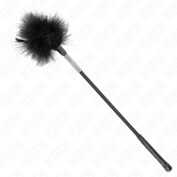 Obsenza - KINK Tickle Feathers with Rhinestone Handle 50 cm - Sensual Sensation - Image 1