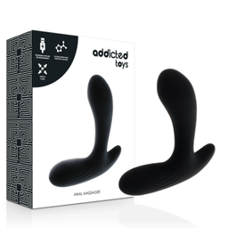 Obsenza - Masseur Anal Vibrant Addicted Toys pour Plaisirs Intenses - Noir - Image 1