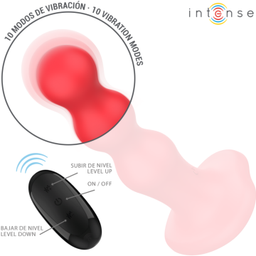 Obsenza - Cody Vibrator with Suction Cup and Remote Control - Red - Image 1