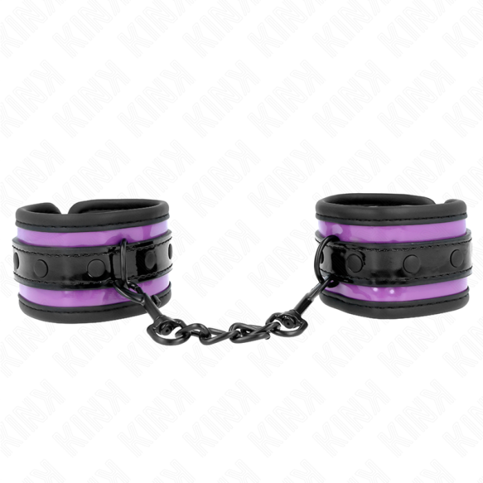 Obsenza - KINK Neoprene Wrist Restraints Light Purple Adjustable 21-28 cm x 5 cm - Purple - Image 1
