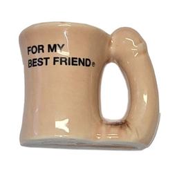 Obsenza - Diablo picante – imán taza cerámica con asa de pene “for my best friend” - Image 1
