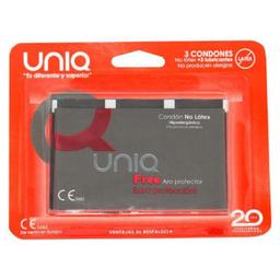 Obsenza - UNIQ Latex-Free Condoms with Protective Ring – 3 Units - Image 1