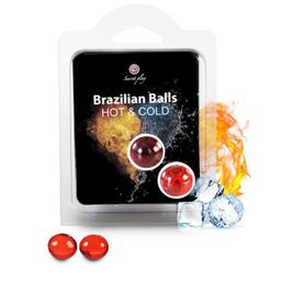 Obsenza - Brazilian Balls Heat &amp; Cold Effect – 2 Units for Erotic Foreplay - Image 1