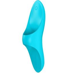 Obsenza - Vibrador de Dedo Teaser Light de Satisfyer para Estimulación Versátil - Celeste - Image 1