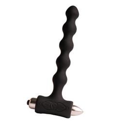 Obsenza - Petite sensations pearls plug anal vibrador negro - Image 1