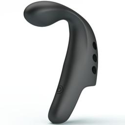 Obsenza - Vibratore da Dito Gorgon Nero Ricaricabile con 10 Funzioni di Vibrazione - Nero - Image 1
