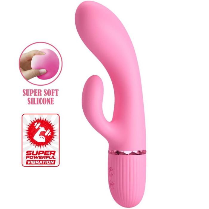 Obsenza - Pretty Love Marski Rabbit Vibrator & G-Spot Stimulator for Intense Pleasure - Pink - Image 1