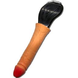 Obsenza - Cepillo de Pelo con Mango en Forma de Pene para Risas y Estilo - Image 1