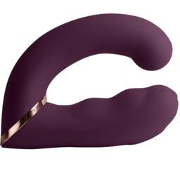 Obsenza - Gemini vibrador dual punto g y estimulador clítoris morado - Image 1