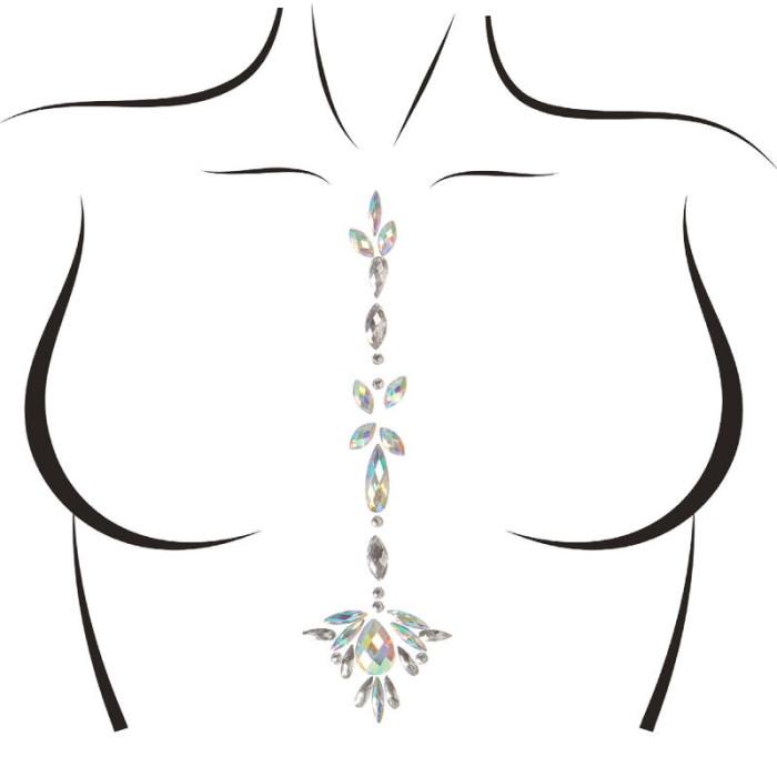 Obsenza - Jade Adhesive Body Jewel for Festival and Party Looks - OS - Image 1