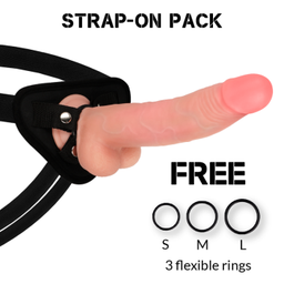 Obsenza - Rock Army Dual Density Leopard Dildo with Harness for Enhanced Pleasure - Image 1