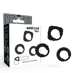 Obsenza - Set de 3 Anillos de Placer para Pene - ADDICTED TOYS - Image 1