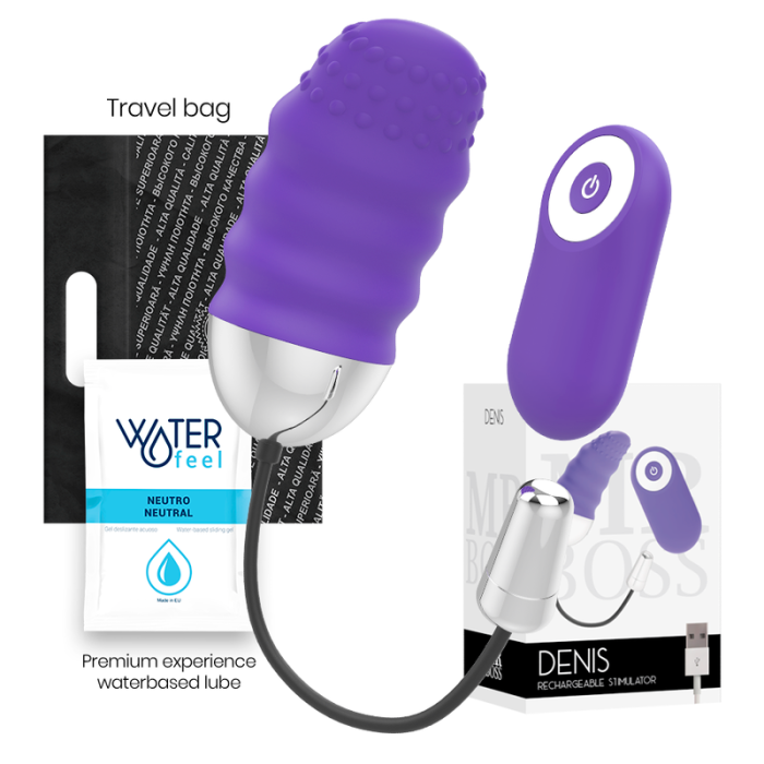 Obsenza - MR BOSS Denis Egg Remote Control Vibrator for G-Spot and Clitoral Stimulation - Image 1
