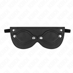 Obsenza - Leatherette Mask with Detachable Eye Covers for Sensual Role-Play - Image 1