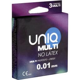 Obsenza - Preservativos Finos Sem Látex UNIQ MULTI - Pack 3 Unidades - Image 1