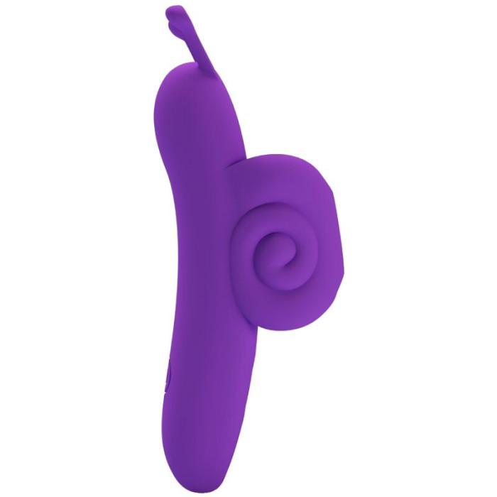 Obsenza - Stimolatore Dita Snail Viola con 10 Funzioni di Vibrazione - Viola - Image 1