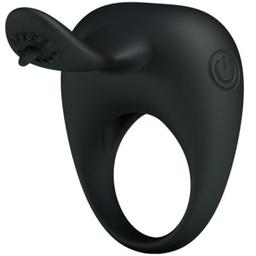 Obsenza - Anneau Vibrant avec Langue - Stimulation Intense et Durable - Image 1