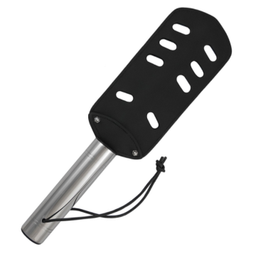 Obsenza - Leather and Stainless Steel Spanking Paddle with Memory Metal Core - Image 1