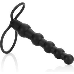 Obsenza - Calexotics Beaded Dual Penetrator for Enhanced Pleasure - Black - Image 1
