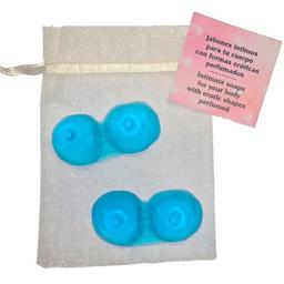 Obsenza - Blue Breast-Shaped Perfumed Soaps Set - Fun Party &amp; Gift Accessory - Blue - Image 1