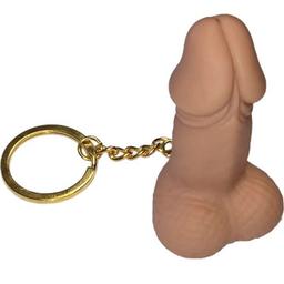 Obsenza - Llavero Forma de Pene en Carne para Despedidas Divertidas - Gris - Image 1