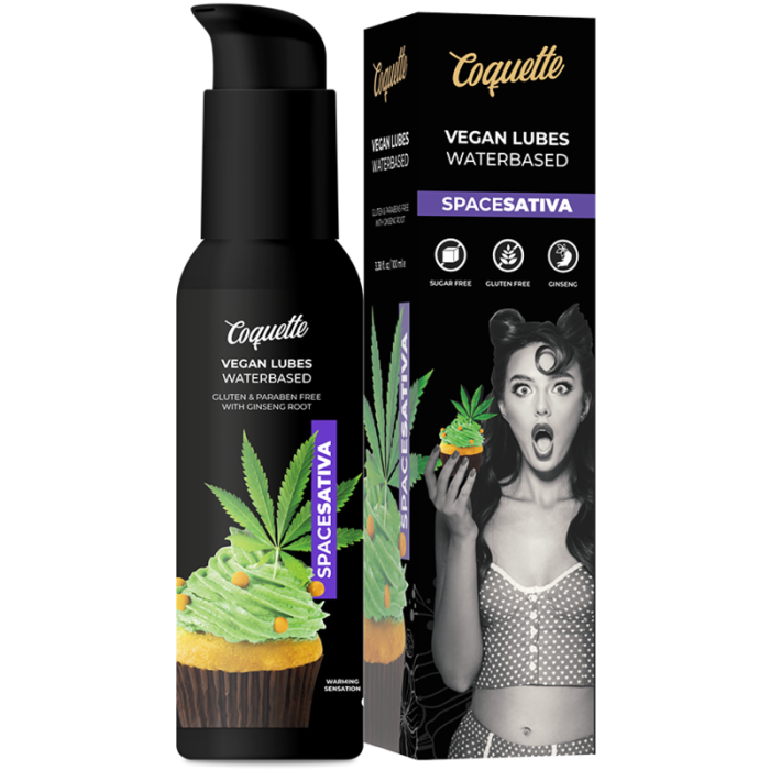 Obsenza - Coquette Chic Desire Space Sativa Vegan Lubricant for Enhanced Pleasure - 100ml - Image 1