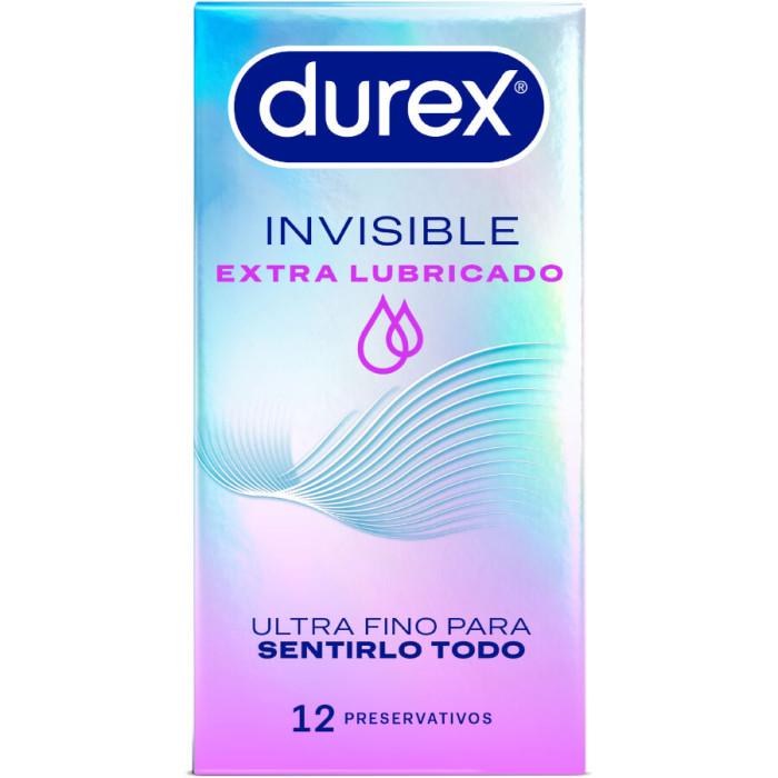 Obsenza - Durex Invisible Extra Lubricated Condoms - 12 Pack - Image 1