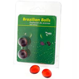 Obsenza - Diverty Sex Taloka Brazilian Balls with Strawberry &amp; Chocolate Intimate Gel - Image 1