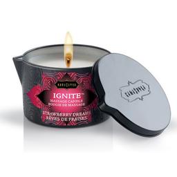 Obsenza - Candela da Massaggio Strawberry Dreams 170g Kamasutra per Sensazioni Intime - Image 1