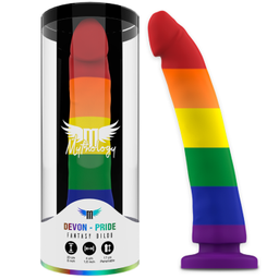 Obsenza - Mythology Devon Pride Dildo L - Vibrador Flexível de Alta Qualidade - Image 1