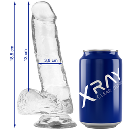 Obsenza - X RAY Transparent Realistic Cock with Balls 18.5cm - 3. - Image 1