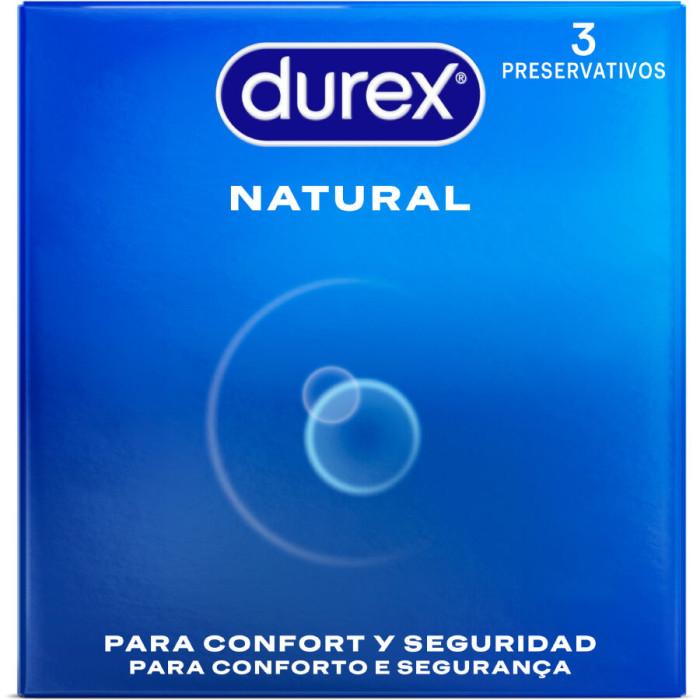Obsenza - Durex Natural Comfort Preservativos Anatómicos 3 Unidades - Image 1