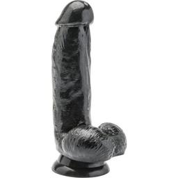 Obsenza - Dildo Realista con Testículos de 12 cm para Estimulación Precisa - Negro - Image 1