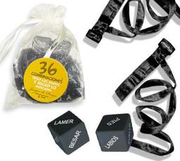 Obsenza - Kit bolsa organza ataduras negro - Image 1