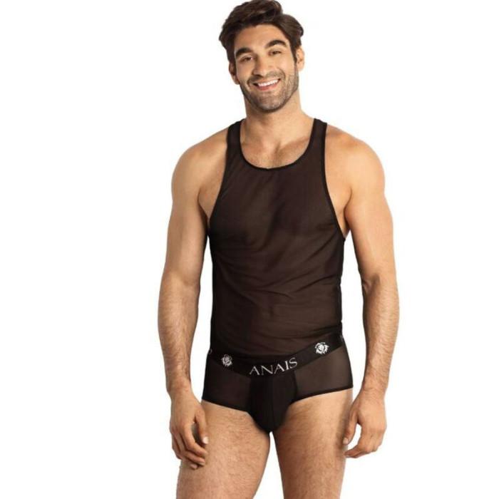 Obsenza - Eros Top S - Camiseta de Tirantes Elegante y Ajuste Perfecto para Hombre de ANAIS LUXURY LINGERIE - Negro - Image 1