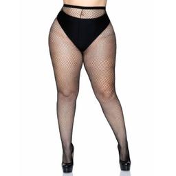 Obsenza - Meia-Calça Arrastão Plus Size Leg Avenue Sedutora e Elegante - Plus size - Image 1