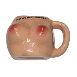 Obsenza - Imán de pechos en taza cerámica “for my best friend” - Image 1