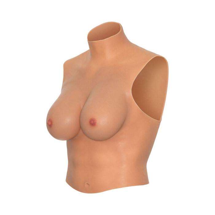 Obsenza - Alter Ego Wearable Silicone Breast Shirt D-Cup Flesh for Cross-Dressing - OS - Image 1
