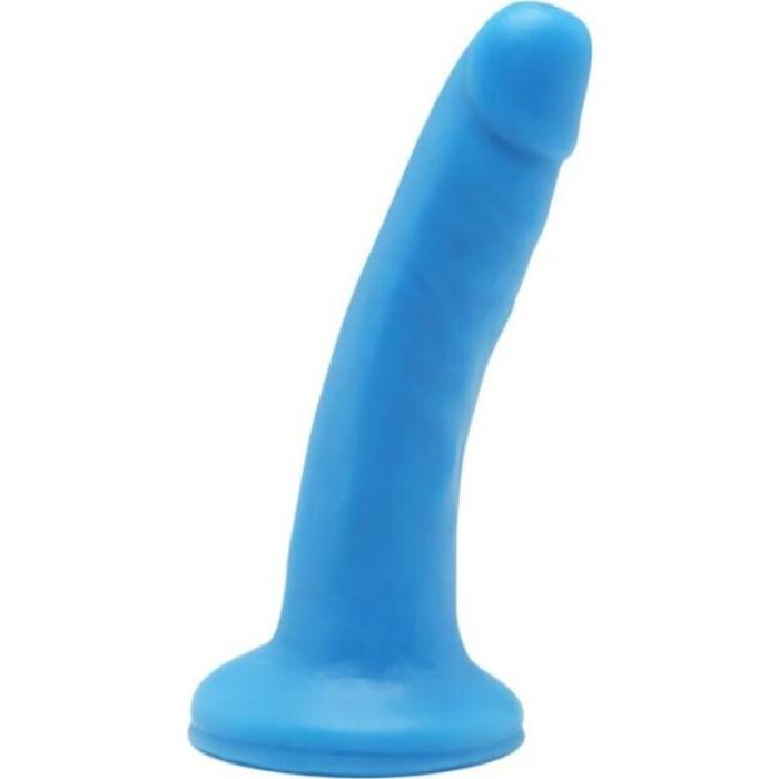 Obsenza - Get Real Happy Dicks 12 cm Blue Dong for Realistic Pleasure - Image 1