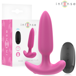 Obsenza - INTENSE Ross Anal Plug mit 10 Vibrationsmodi Fernbedienung - Rosa - Image 1