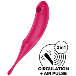 Obsenza - Estimulador e Vibrador de Pulso Twirling Pro Air - Satisfyer - Image 1