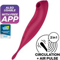 Obsenza - Satisfyer Twirling Pro+ App-Controlled Air Pulse Stimulator & Vibrator - Image 1