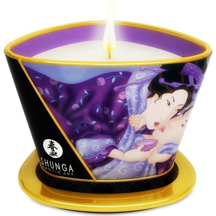 Obsenza - Candela da Massaggio Mini Caress Shunga ai Frutti Esotici - 170ml - Image 1
