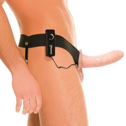 Obsenza - Hohlvibrator-gurt für sie und ihn, natürlich, 14 cm - Image 1
