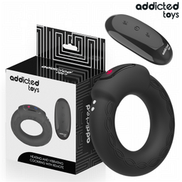 Obsenza - Anillo pene vibrador efecto calor control remoto - Image 1