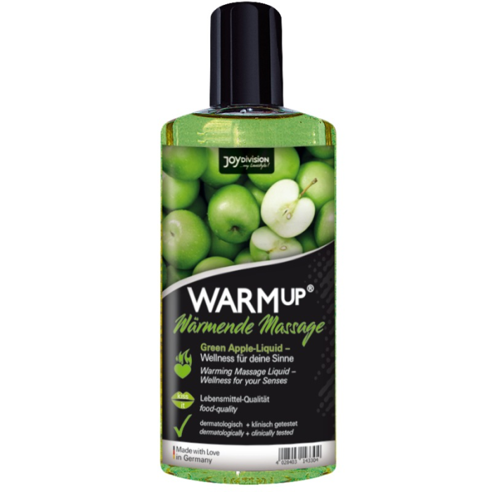 Obsenza - Green Apple Warming Massage Oil by JOYDIVISION - Green - Image 1