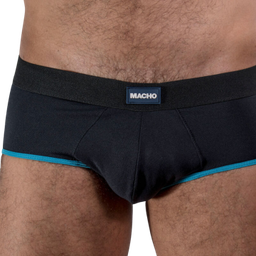 Obsenza - Macho Underwear MS24A Kurzer Dunkelgelber Slip für Männer - Image 1