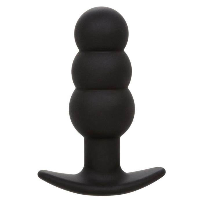 Obsenza - Calexotics Rock Bottom Anal Plug mit Perlen und 10 Vibrationsmodi - Schwarz - Image 1