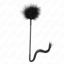 Obsenza - Fouet en Silicone avec Plumes KINK pour Chatouiller 47 cm - Image 1
