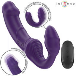 Obsenza - Vibrador Jill Duplo 20 cm com Controle Remoto para Prazer Intenso - Violeta - Image 1